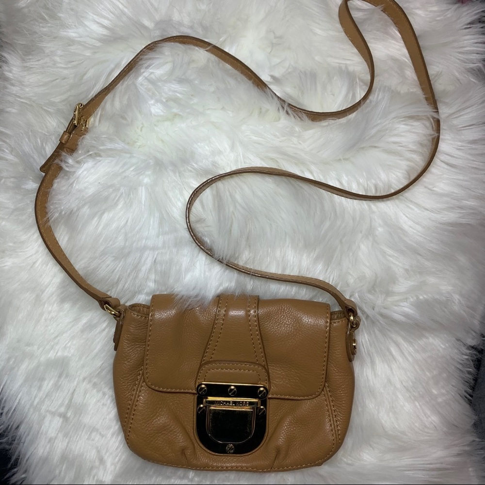 Michael Kors Tan Charlton Crossbody Bag